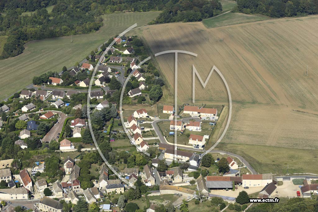 Photo arienne de Montagny-en-Vexin