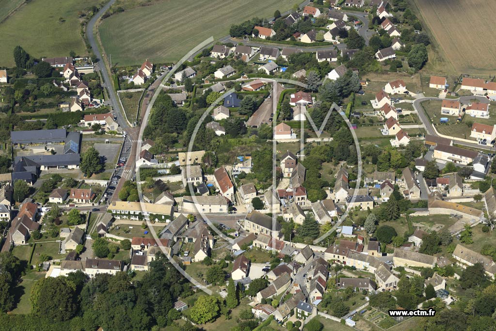Photo arienne de Montagny-en-Vexin