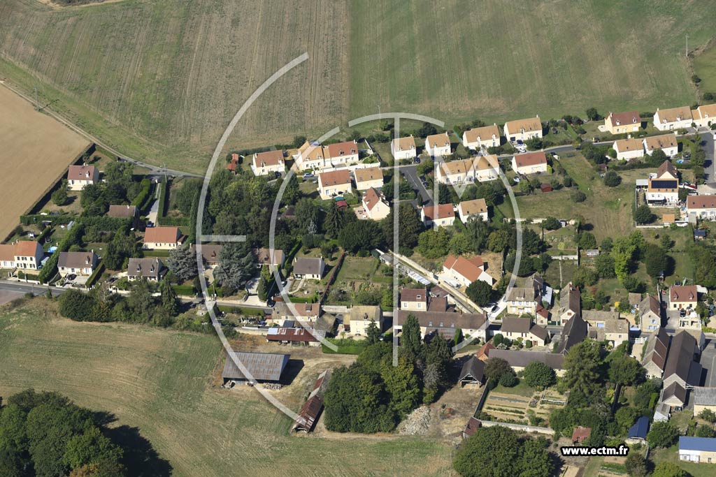 Photo arienne de Montagny-en-Vexin