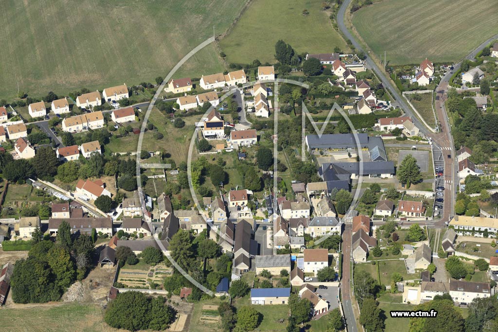 Photo arienne de Montagny-en-Vexin