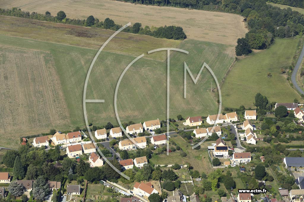 Photo arienne de Montagny-en-Vexin