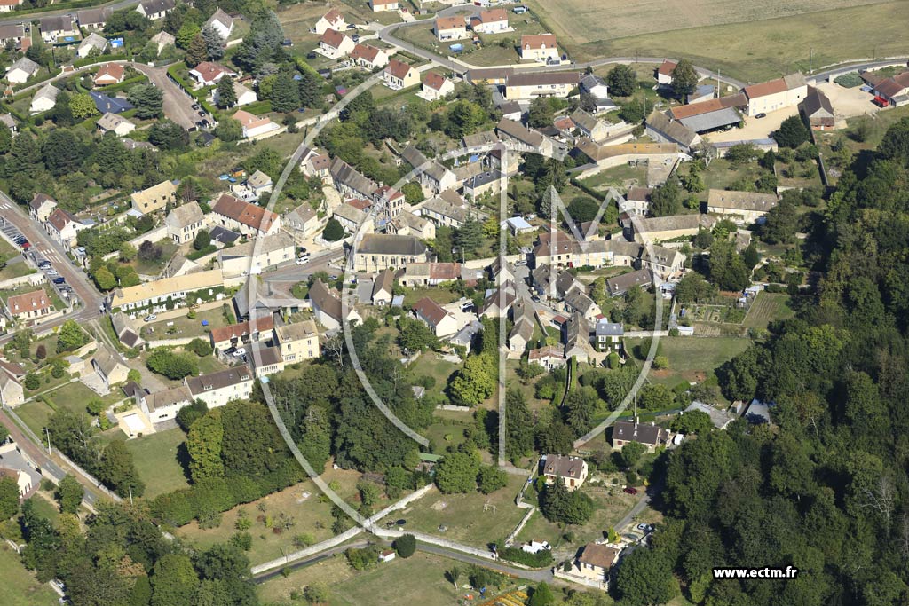 Photo arienne de Montagny-en-Vexin