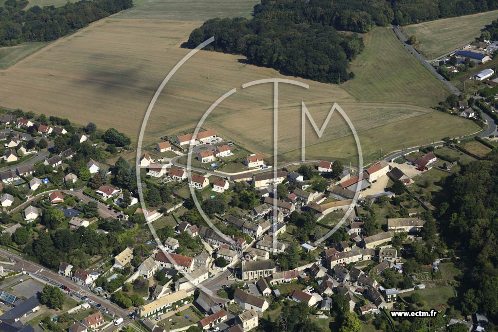 Photo arienne de Montagny-en-Vexin