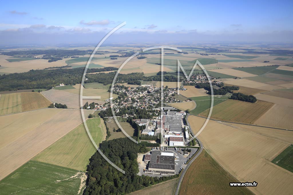Photo arienne de Nucourt