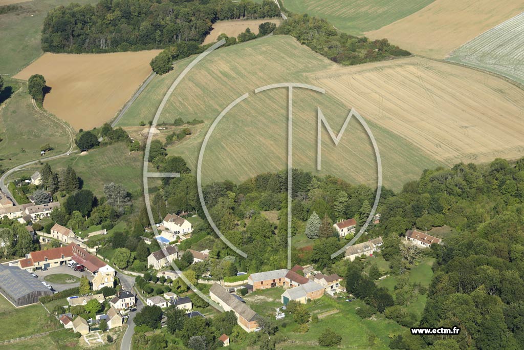 Photo arienne de Saint-Clair-sur-Epte (Breuil)