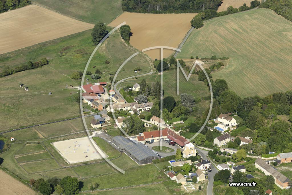 Photo arienne de Saint-Clair-sur-Epte (Breuil)