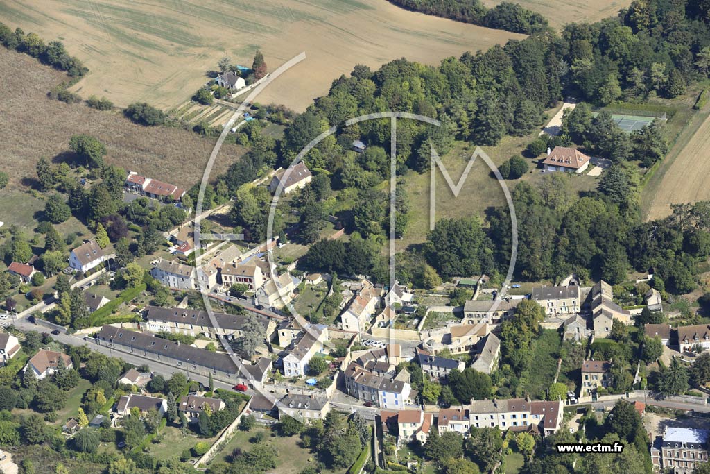 Photo arienne de Saint-Gervais (trez)