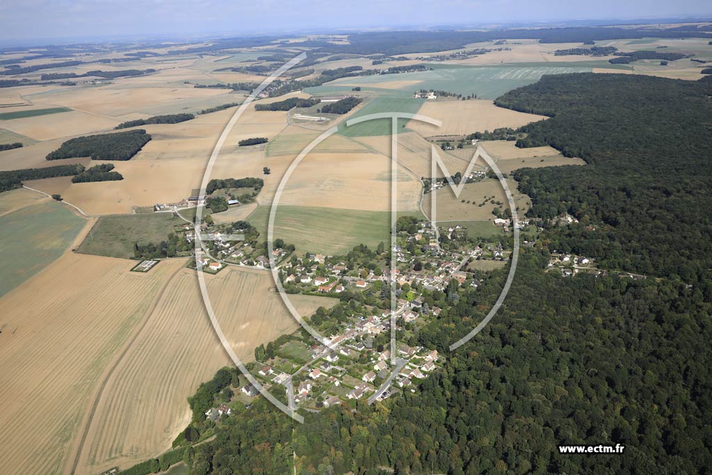 Photo arienne de Villers-sur-Trie