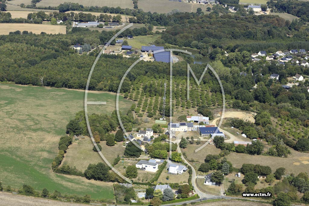 Photo arienne de Argentr (Mont Roux)