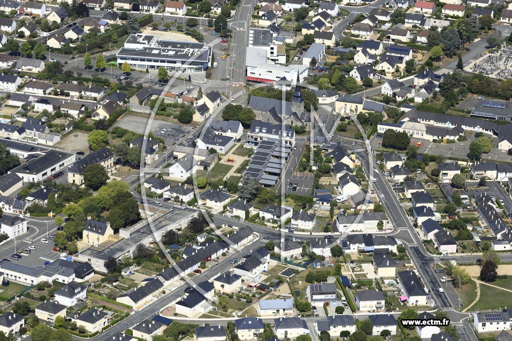 Photo arienne de Bonchamp-ls-Laval