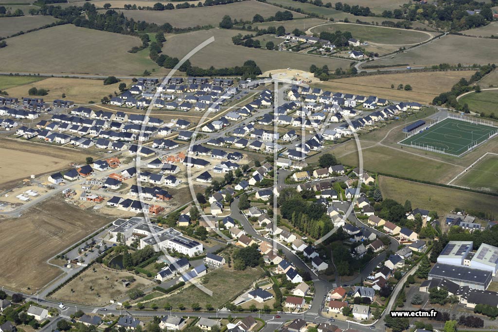 Photo arienne de Bonchamp-ls-Laval (la Loulardire)