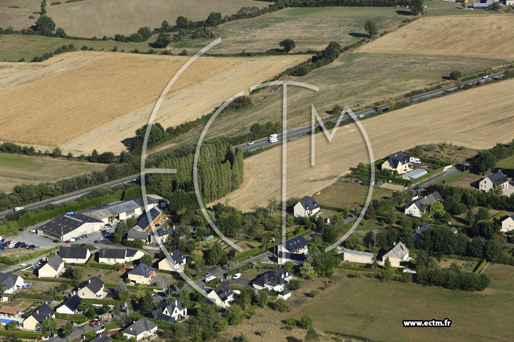 Photo arienne de Chang (les Landes)