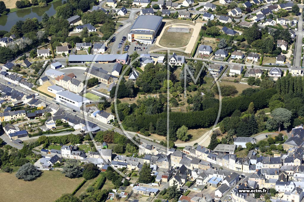 Photo arienne de Coss-le-Vivien