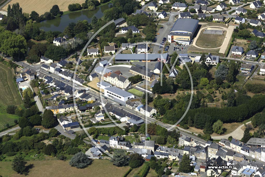 Photo arienne de Coss-le-Vivien