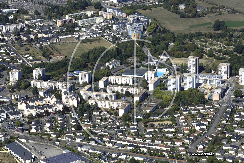 Photo arienne de Laval (Saint-Nicolas)