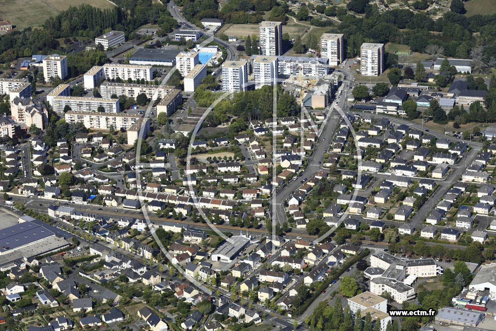 Photo arienne de Laval (Saint-Nicolas)
