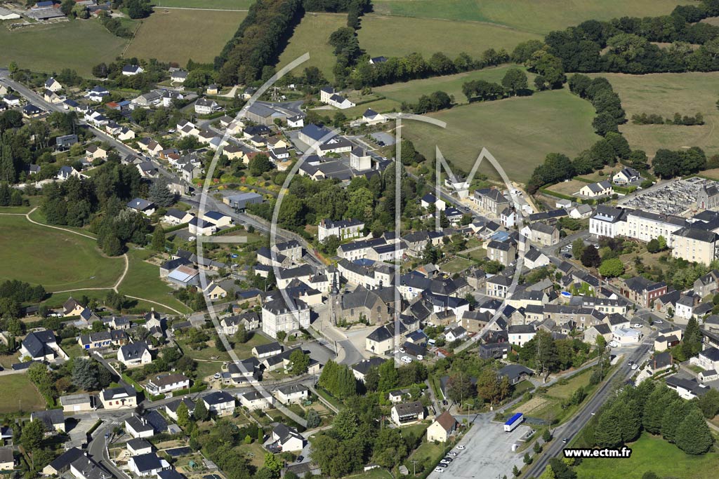 Photo arienne de Le Bourgneuf-la-Fort
