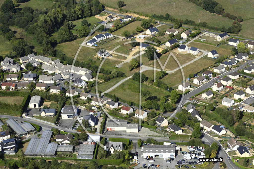 Photo arienne de Le Bourgneuf-la-Fort