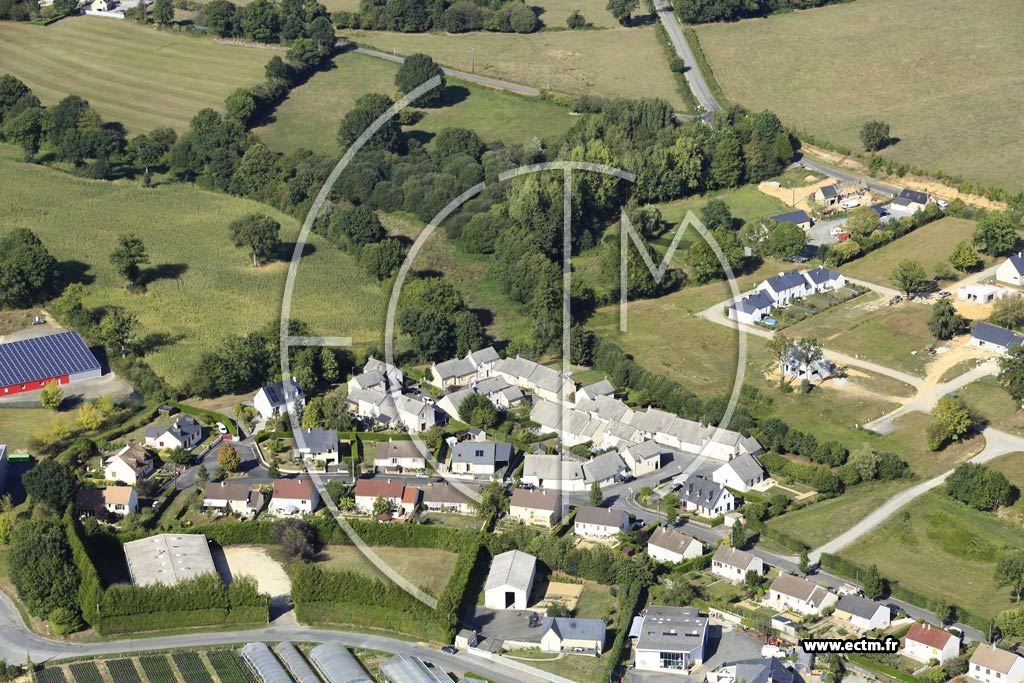 Photo arienne de Le Bourgneuf-la-Fort