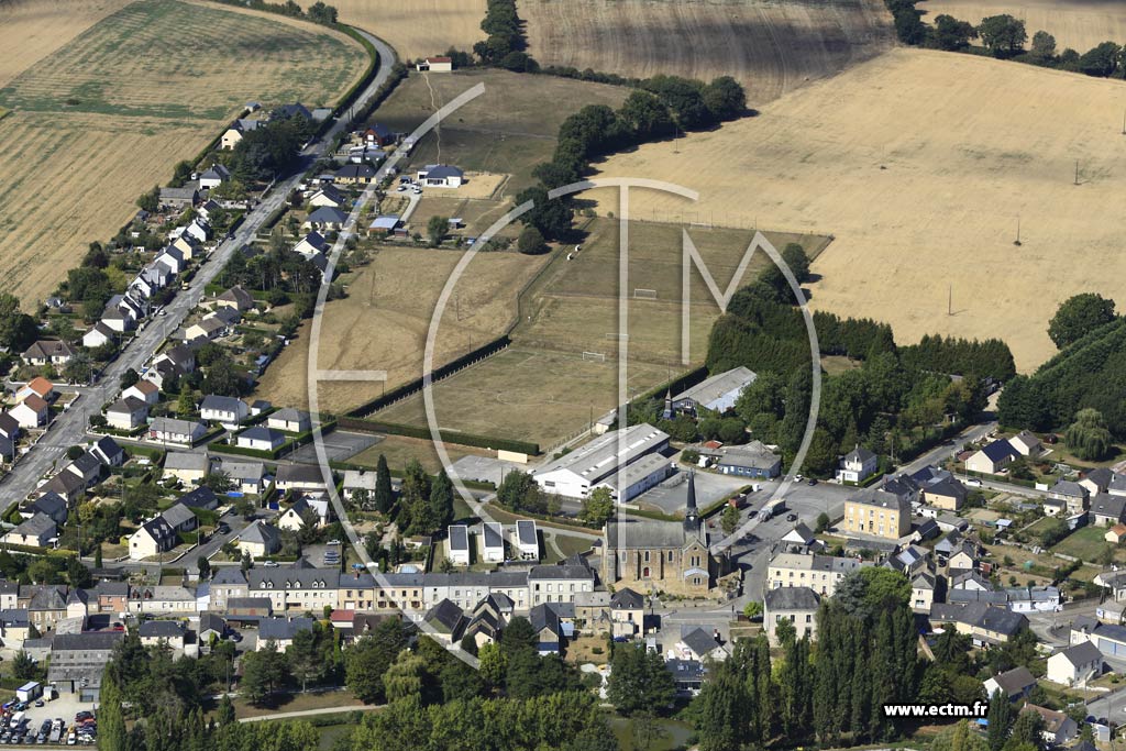 Photo arienne de Montjean