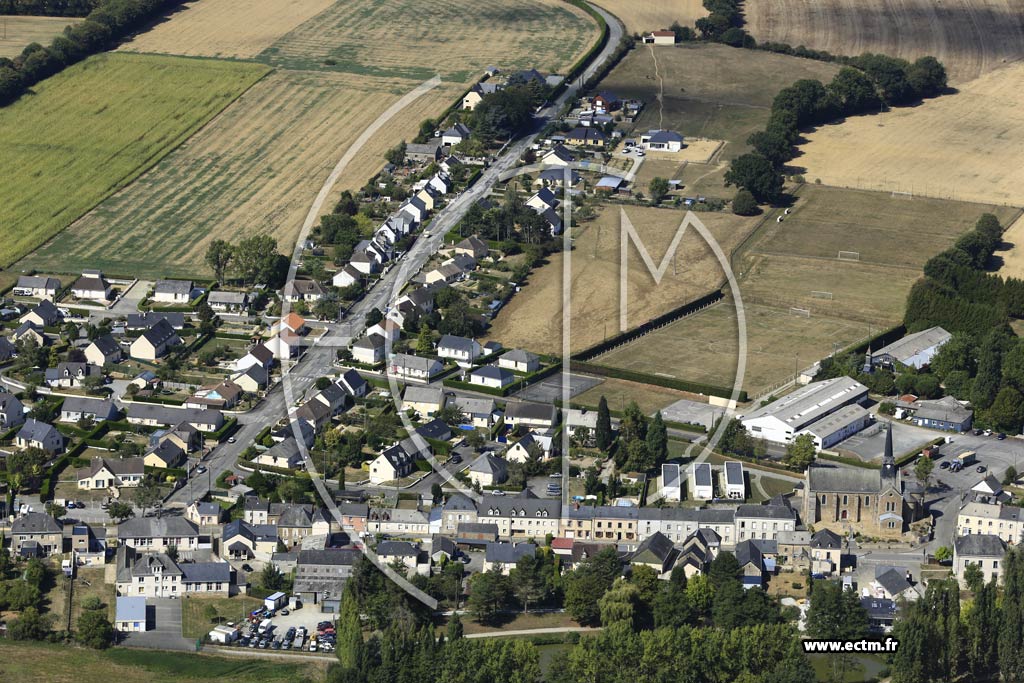 Photo arienne de Montjean