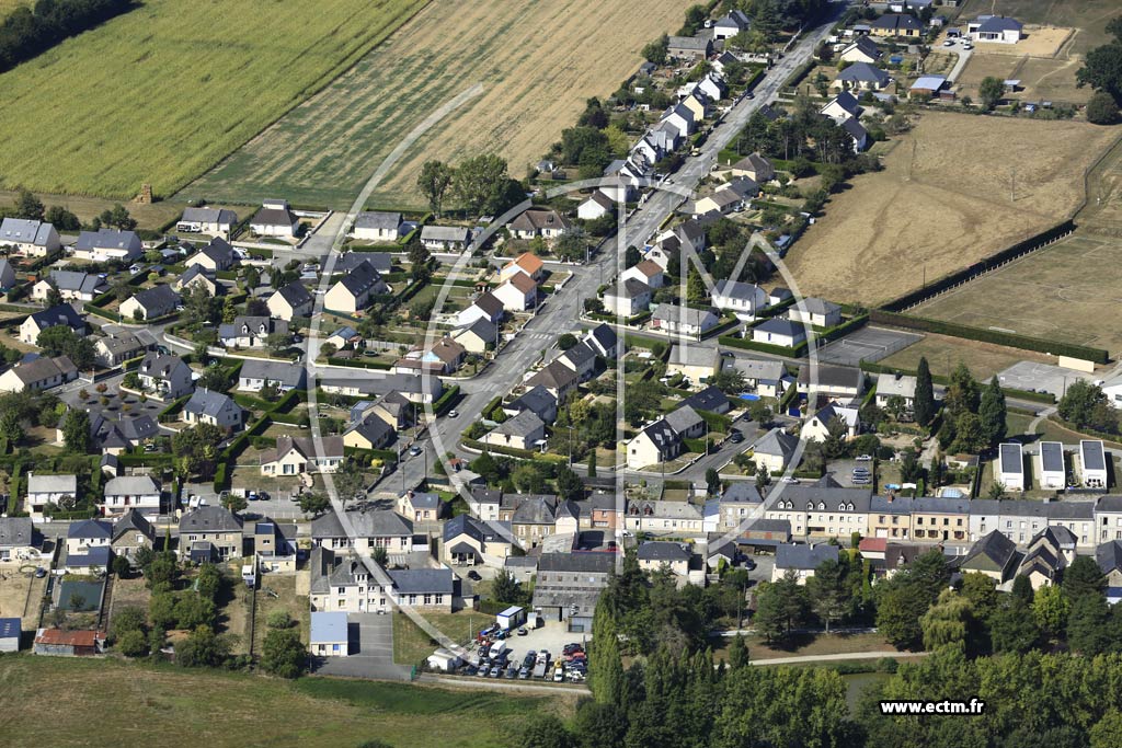 Photo arienne de Montjean