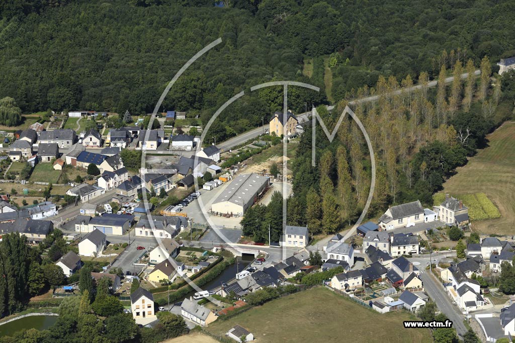 Photo arienne de Montjean