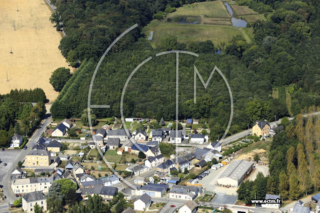 Photo arienne de Montjean
