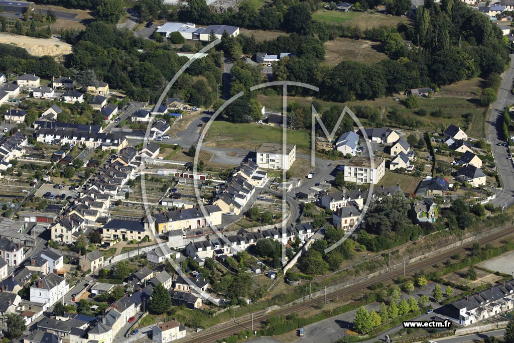 Photo arienne de Port-Brillet