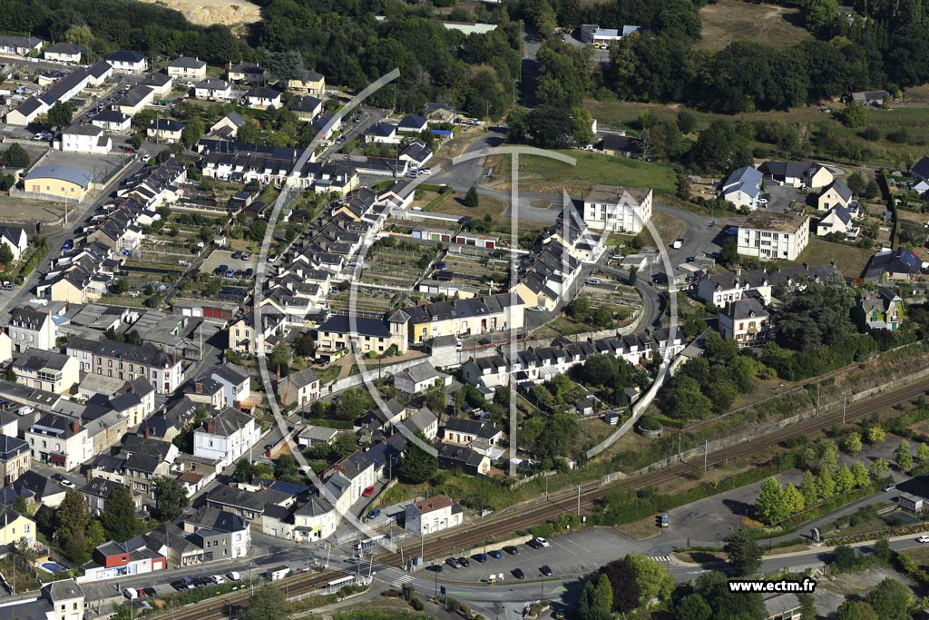 Photo arienne de Port-Brillet