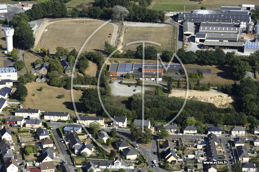 Photo arienne de Port-Brillet