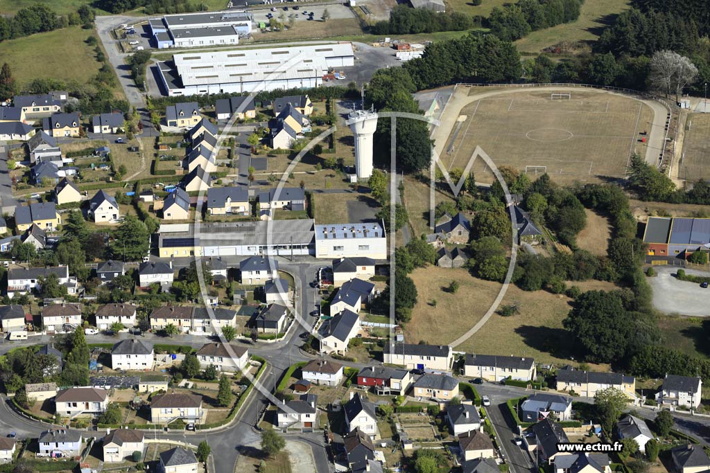 Photo arienne de Port-Brillet