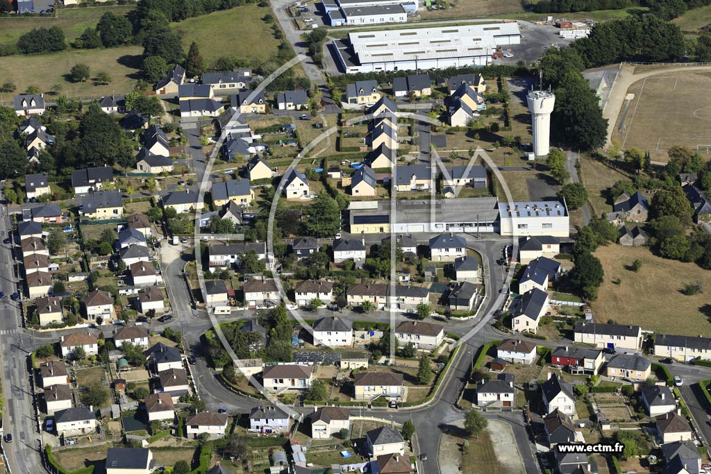 Photo arienne de Port-Brillet