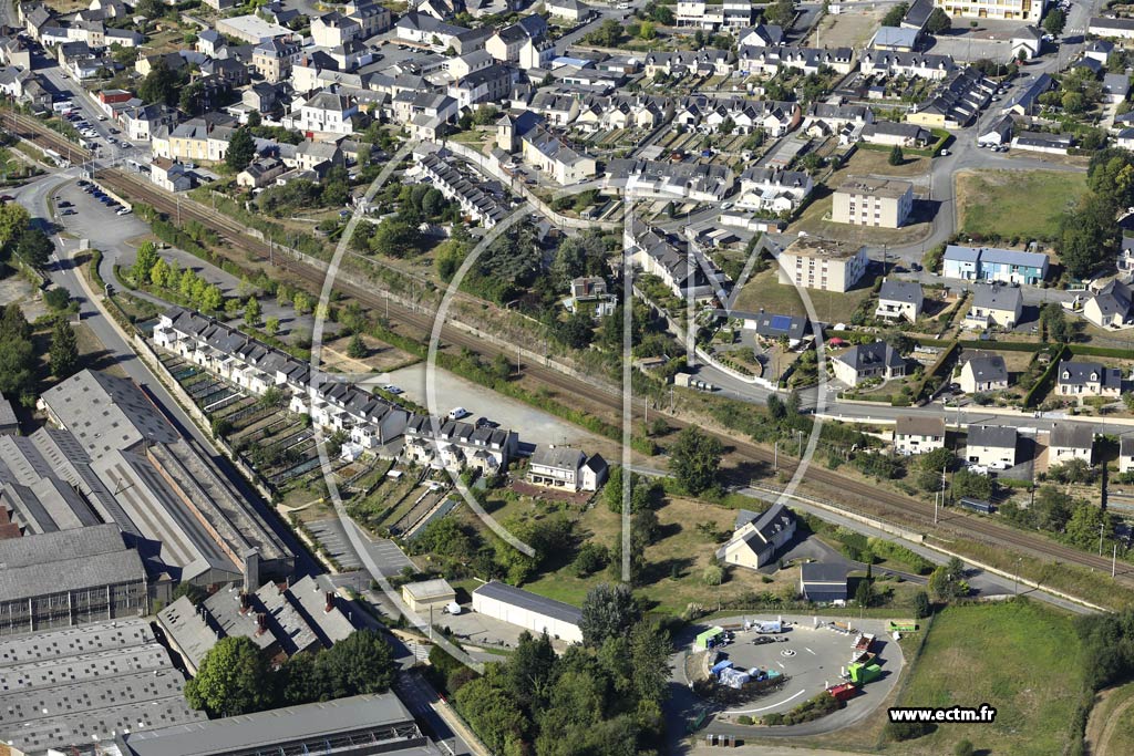 Photo arienne de Port-Brillet