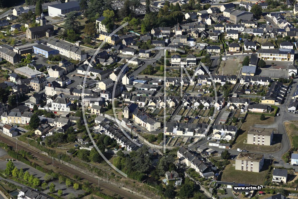 Photo arienne de Port-Brillet