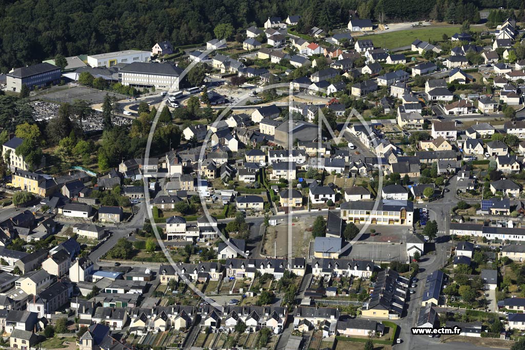 Photo arienne de Port-Brillet