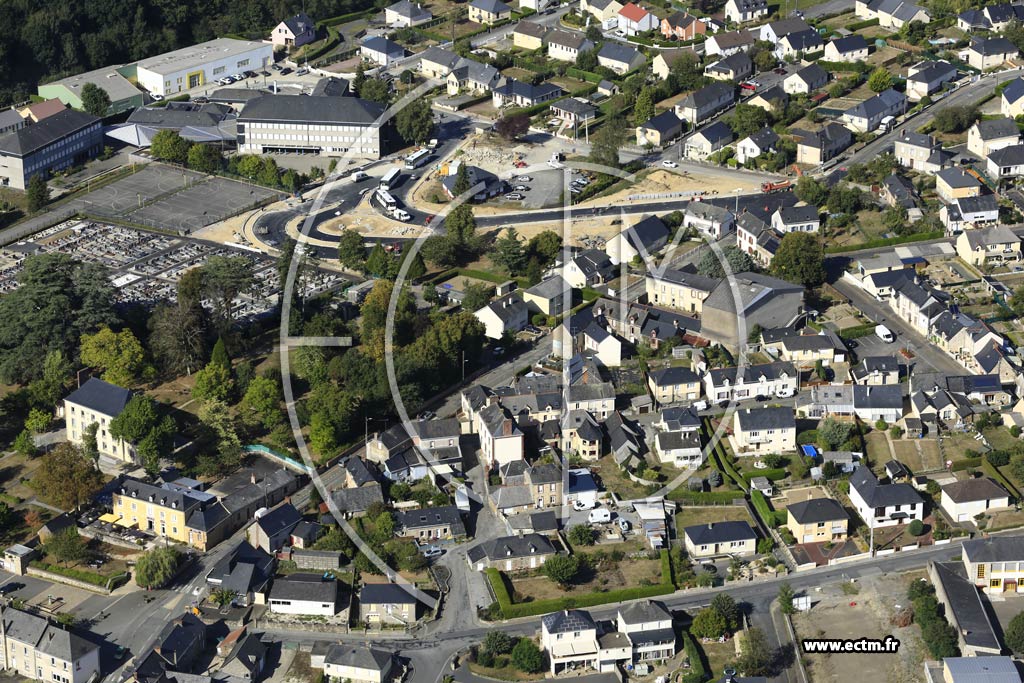 Photo arienne de Port-Brillet