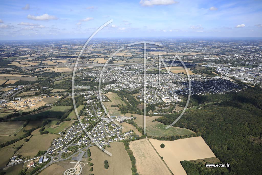 Photo arienne de Saint-Berthevin