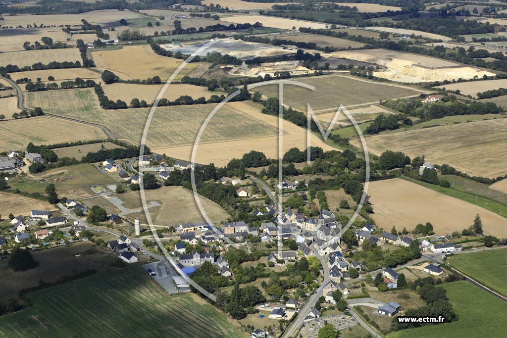 Photo arienne de Saint-Georges-le-Flchard