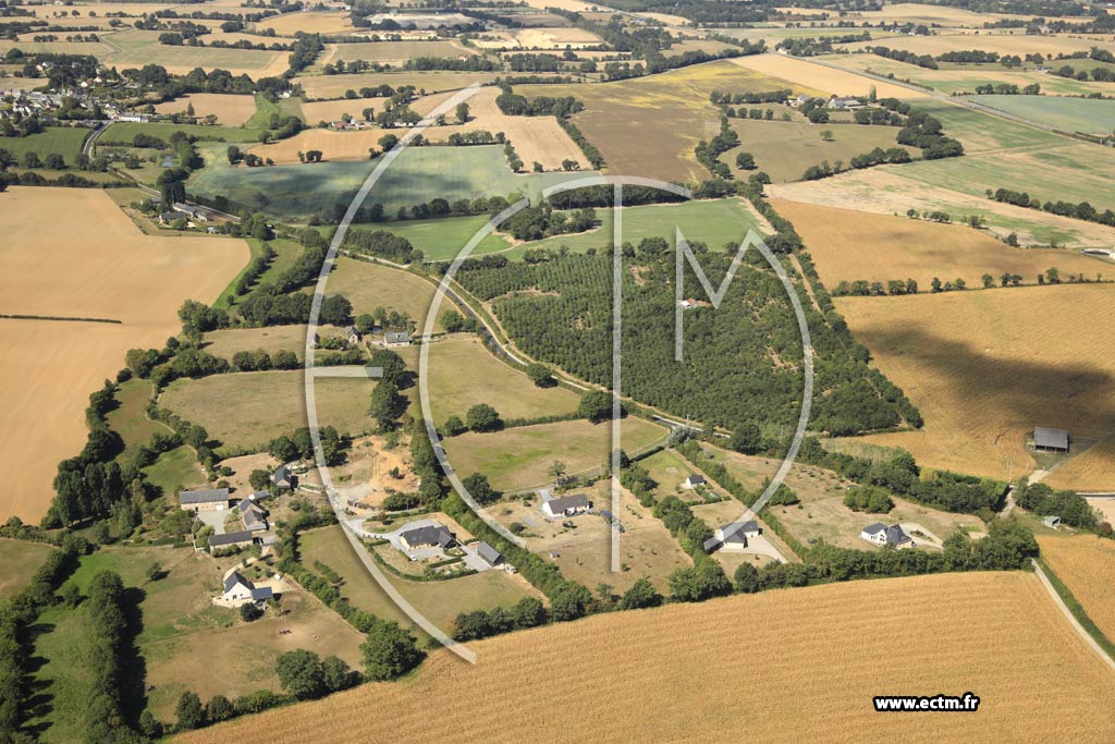 Photo arienne de Saint-Georges-le-Flchard (Landelle)
