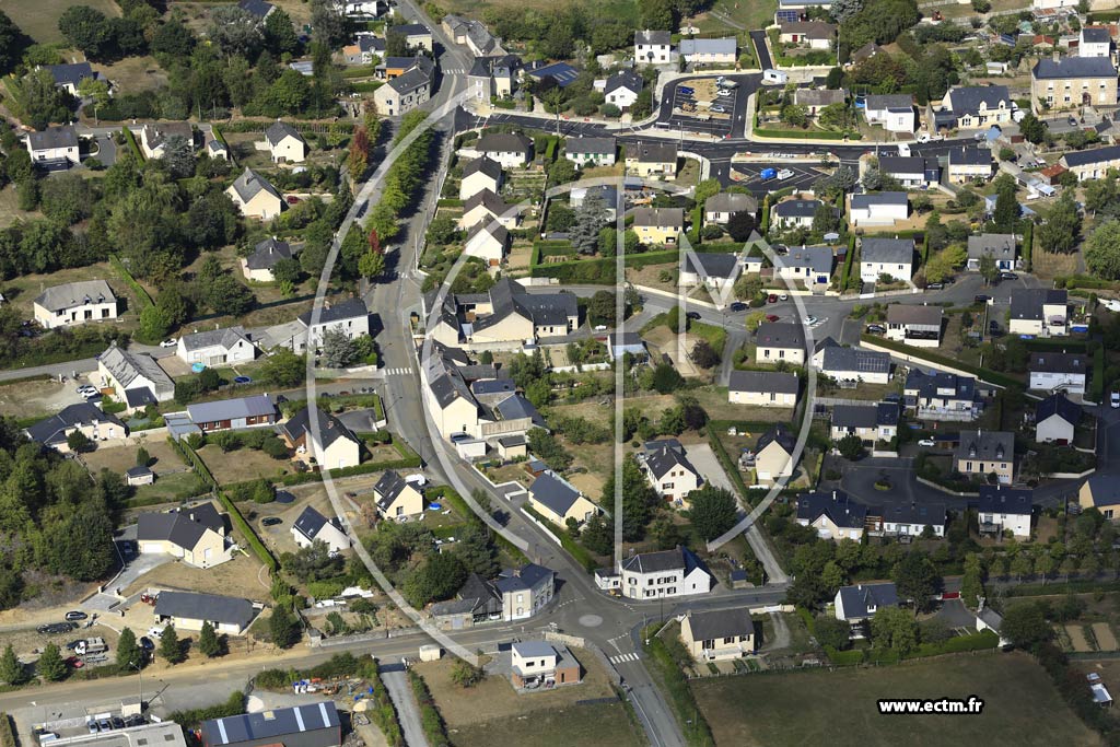 Photo arienne de Saint-Germain-le-Fouilloux