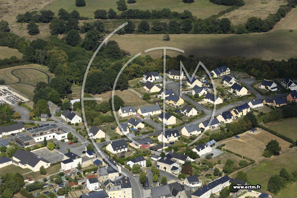 Photo arienne de Saint-Germain-le-Fouilloux