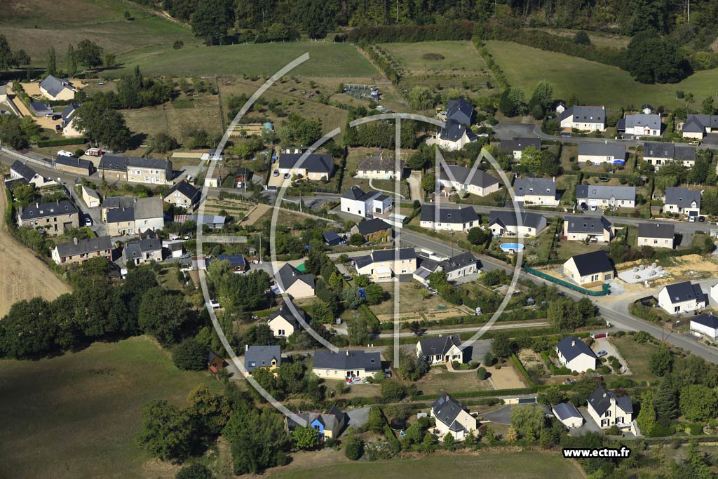 Photo arienne de Saint-Germain-le-Fouilloux