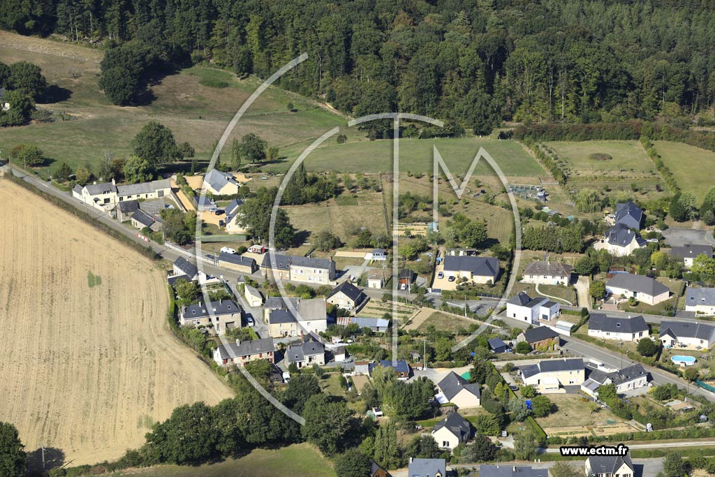 Photo arienne de Saint-Germain-le-Fouilloux
