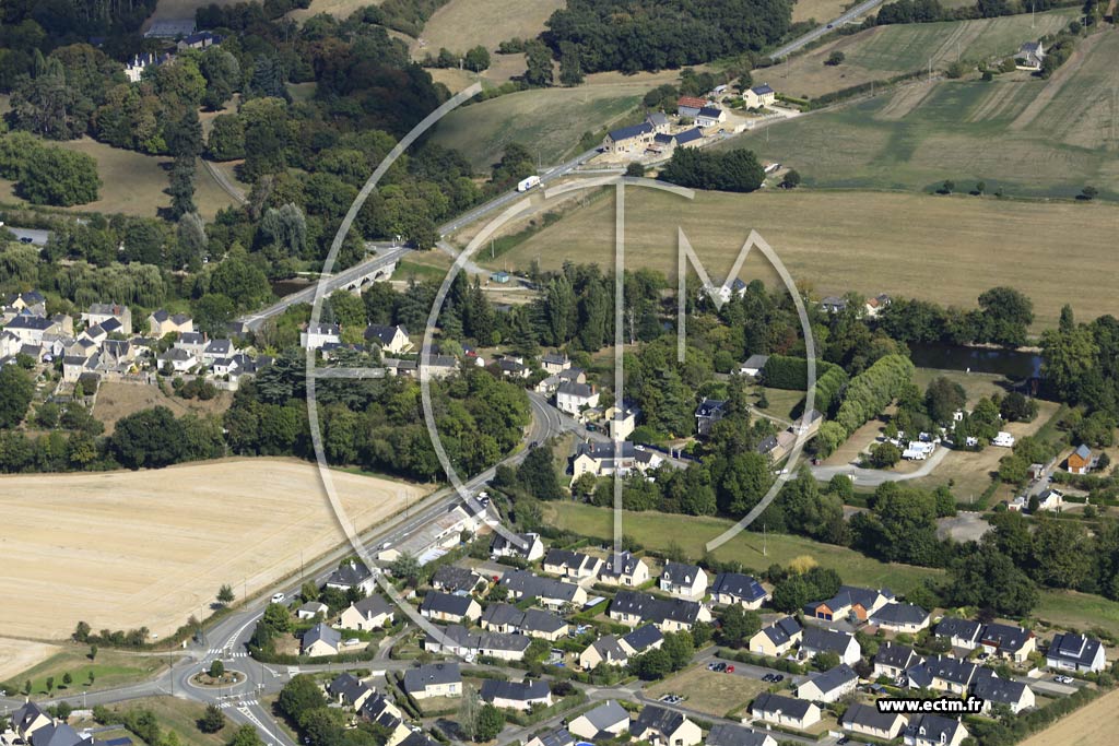Photo arienne de Saint-Jean-sur-Mayenne (la Boistardire)
