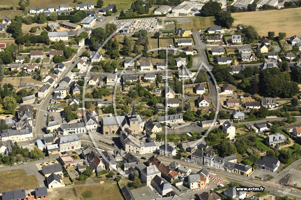 Photo arienne de Vaiges