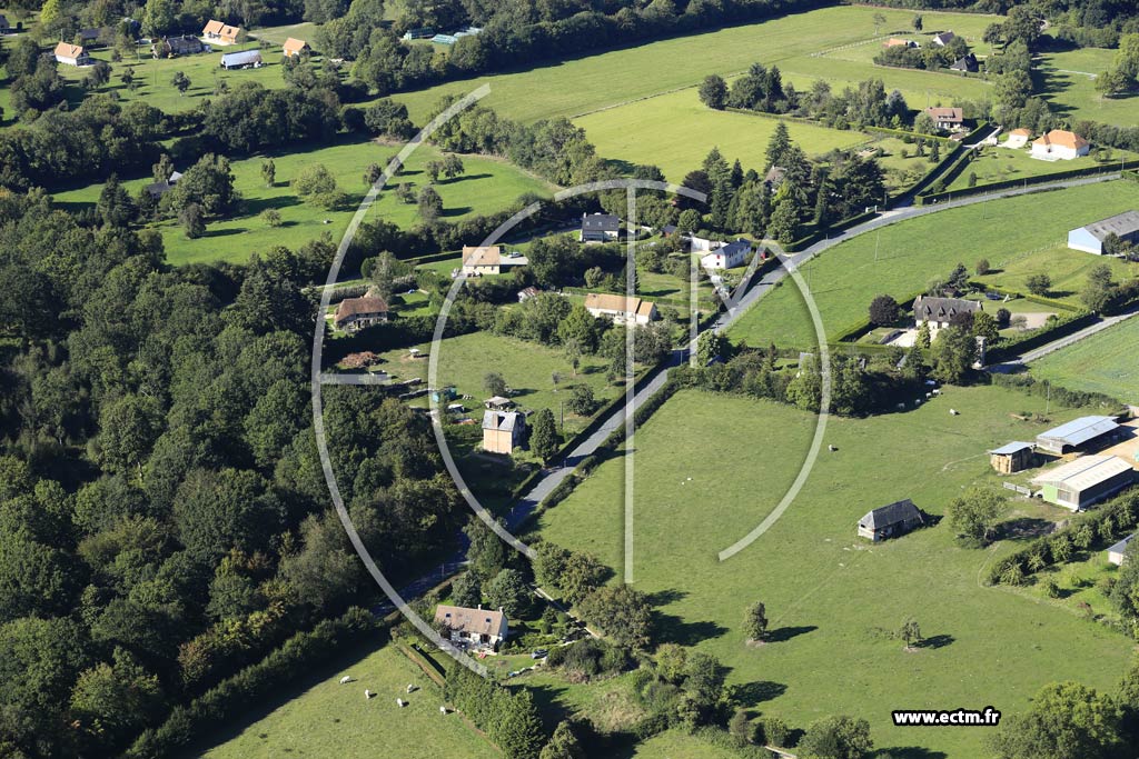 Photo arienne de Blangy-le-Chteau (les Leudets)