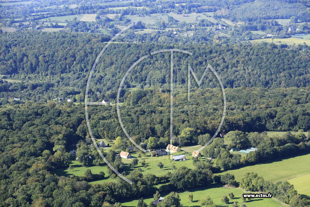 Photo arienne de Blangy-le-Chteau (les Leudets)