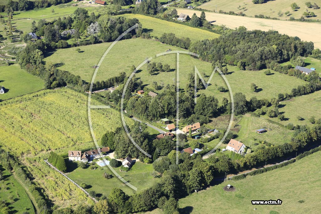 Photo arienne de Fauguernon (la Boullaye)
