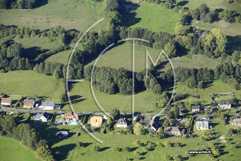 Photo arienne de Le Breuil-en-Auge